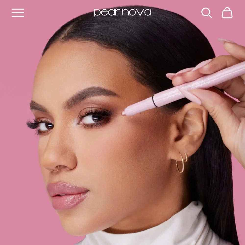 Pear Nova - Eye Duo Stick and Eyeliner in Rose Quartz
